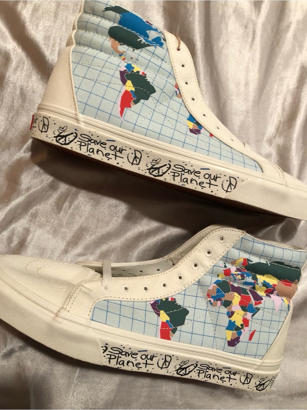 Vans Skate Hi-Top Sneakers Around The World “Save Our Planet”